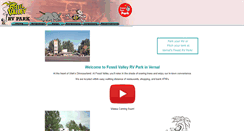 Desktop Screenshot of fossilvalleyrvpark.com